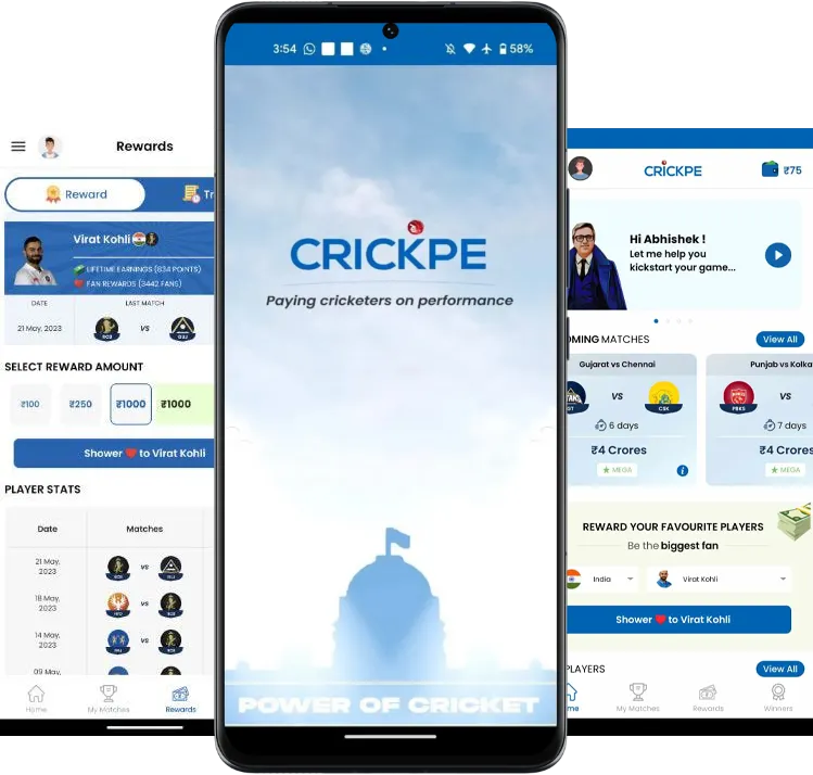 crickpe real time cricket update